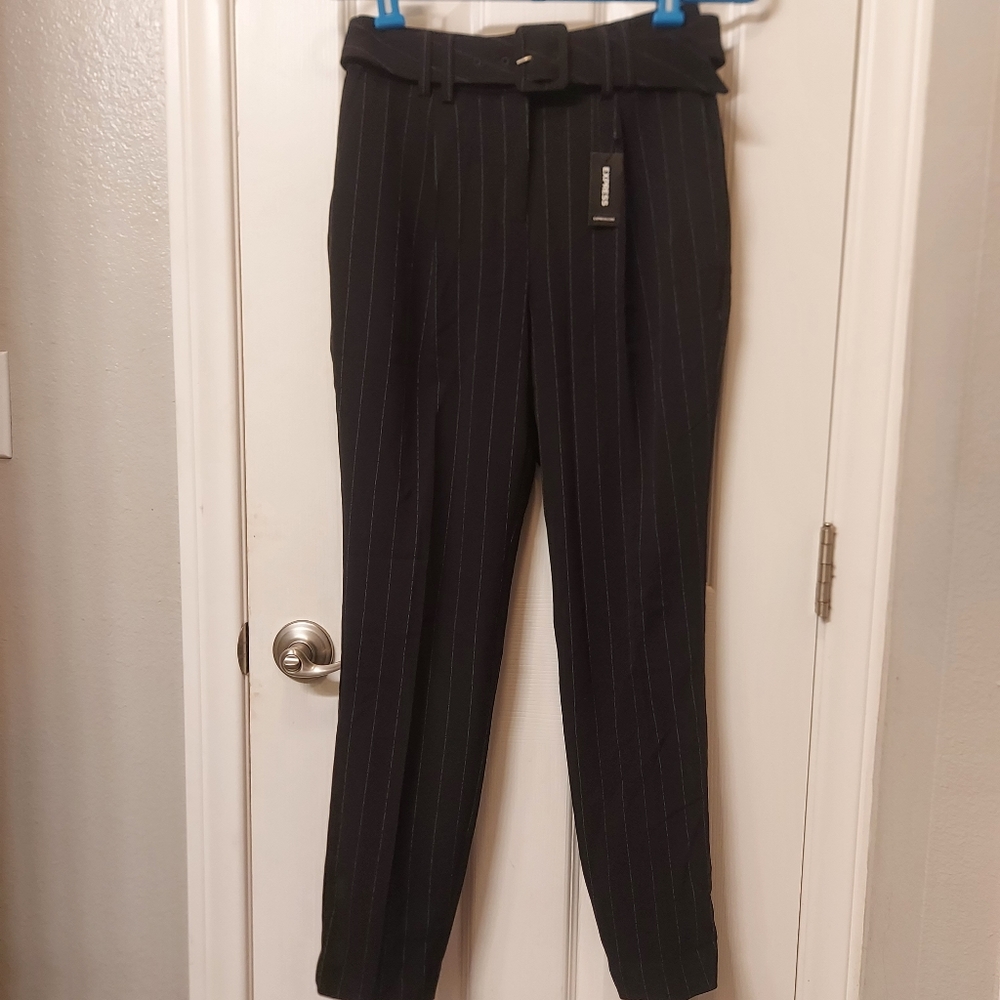 Express ankle high rise pants nwt
